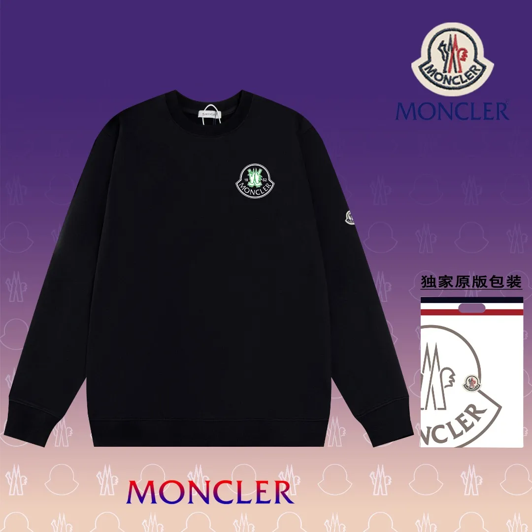 【 Quality】【 MONCLER】【In Stock 】 2024 New Arrival Premium 3D LOGO ， ， Premium ⚠️ ： 460 ， 21S 10S 26/2 1*1 ！ ， ， ， ， ， ！ Same Style ✔️ Same Style： ❗ ✔️【 Same Style， In Stock！】 ➡️Size：S M L XL XXL ➡️ ：Black White ⚠️Size Size